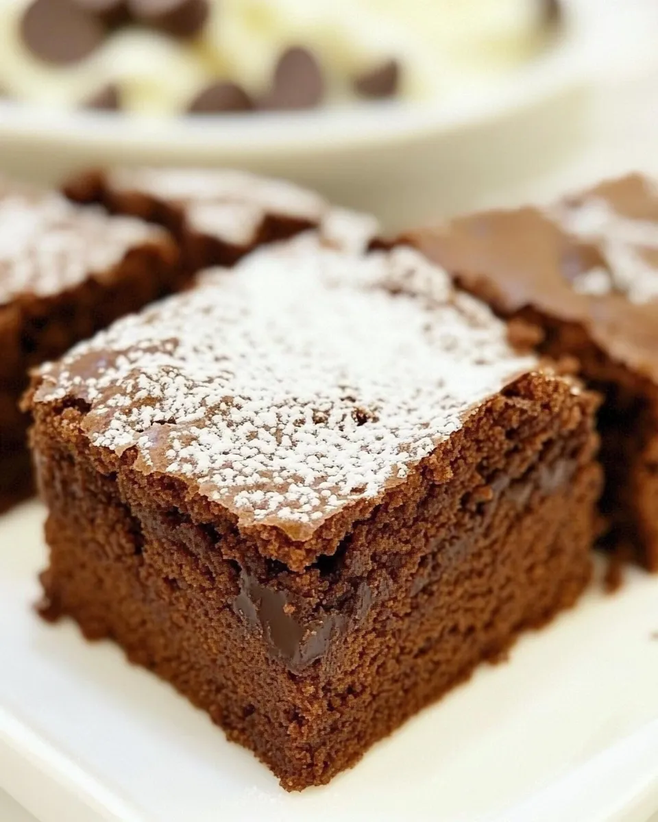 Easy Chocolate Chip Brownies image