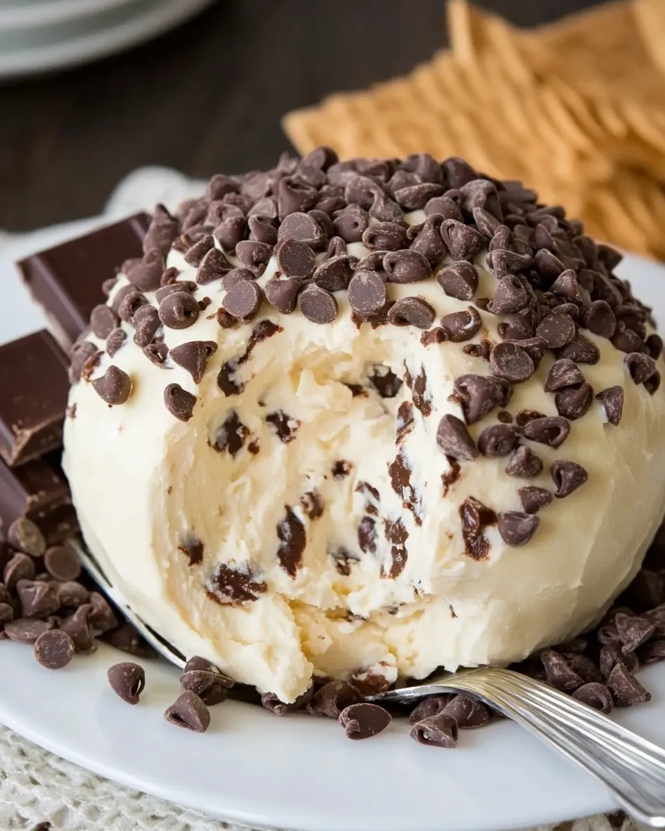 Homemade Chocolate Chip Cheese Ball photo