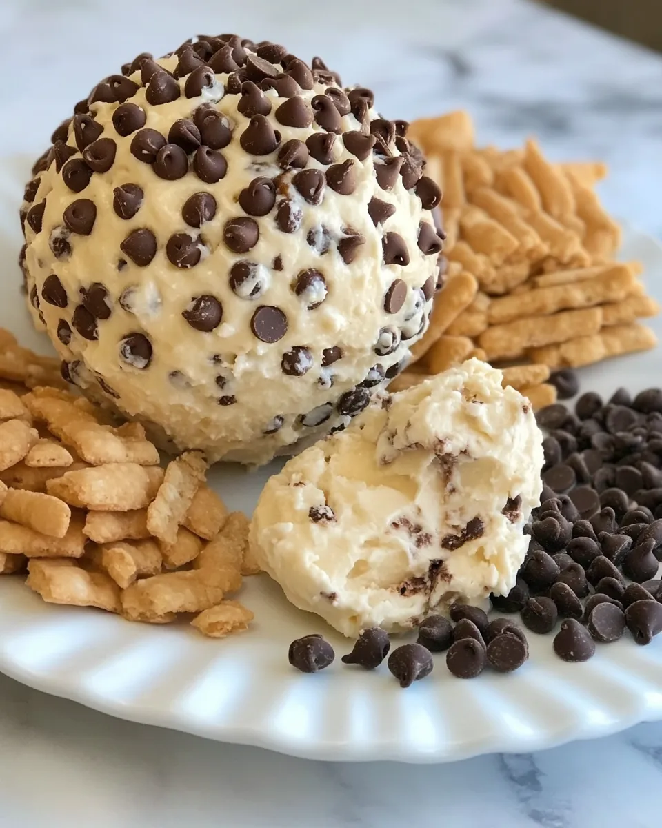Classic Chocolate Chip Cheese Ball image