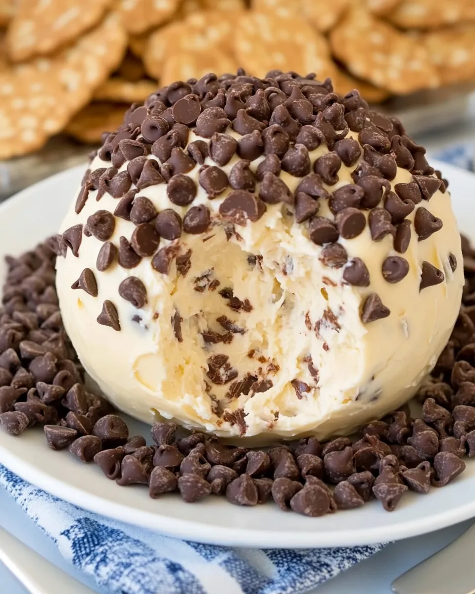Easy Chocolate Chip Cheese Ball picture