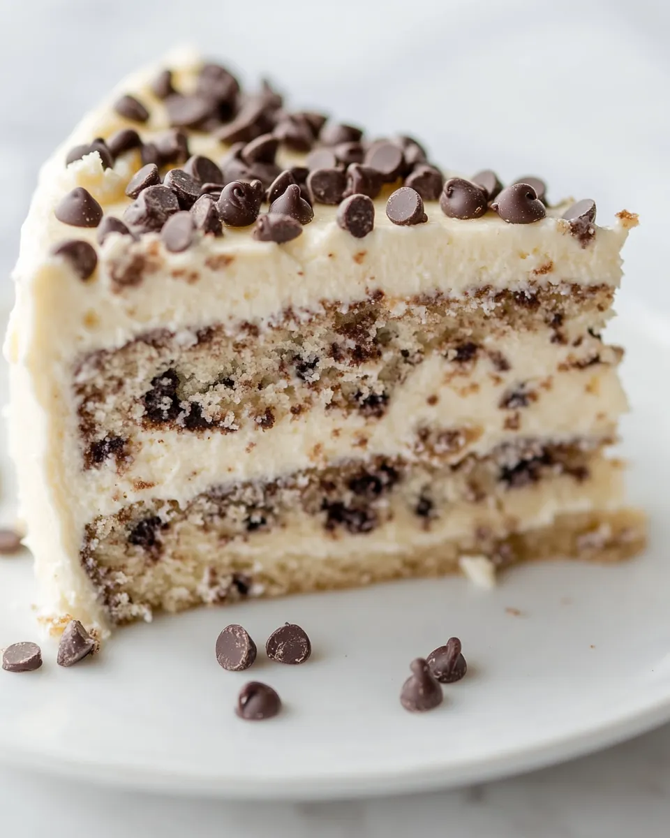 Easy Chocolate Chip Cheesecake Cake picture
