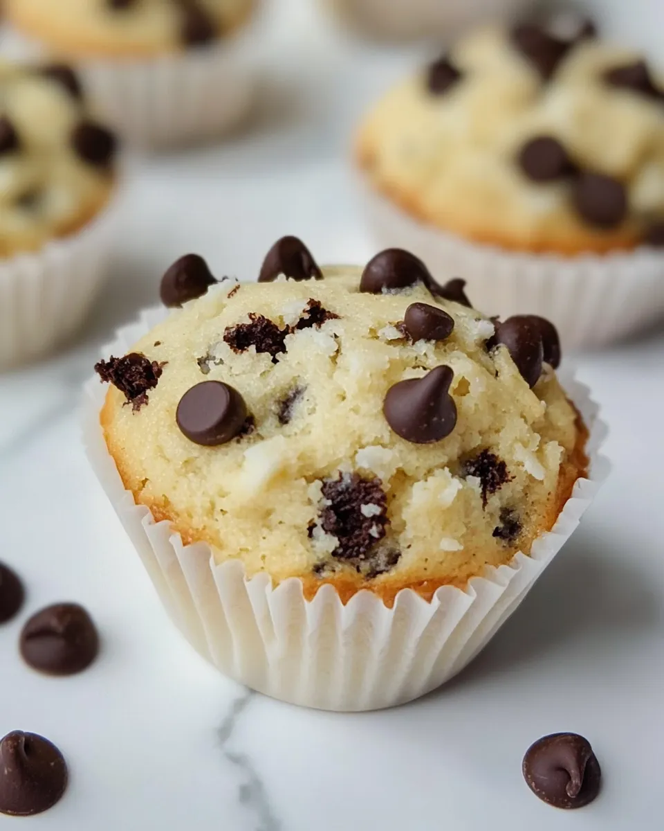 Homemade Chocolate Chip Coconut Muffins photo