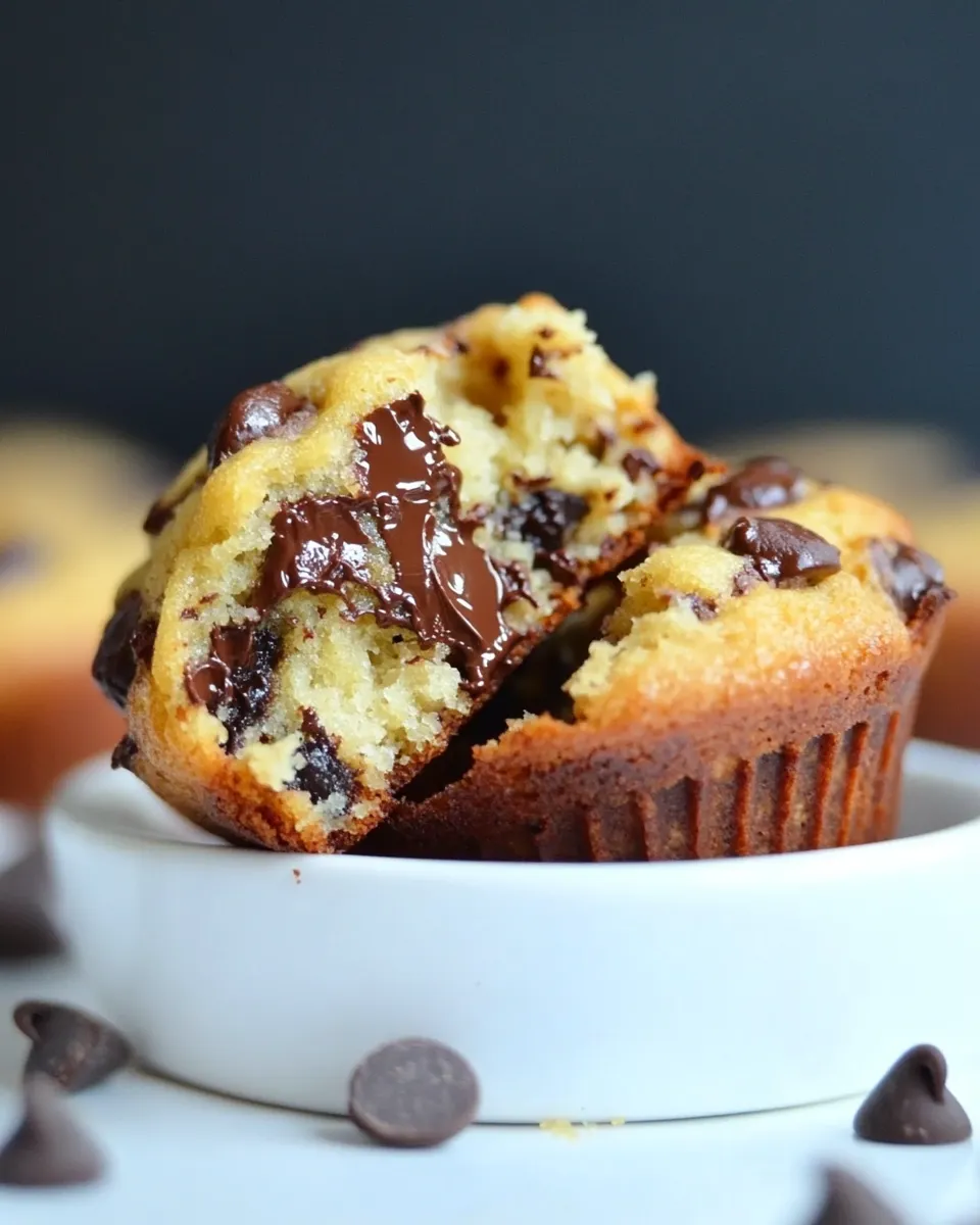 Easy Chocolate Chip Cookie Banana Muffins picture