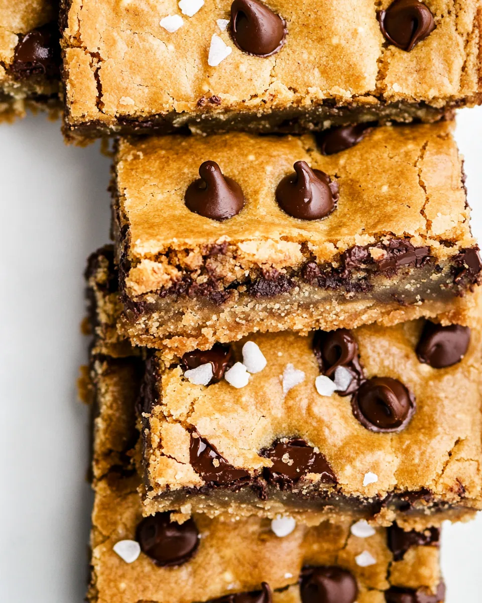 Classic Chocolate Chip Cookie Bars Recipe image