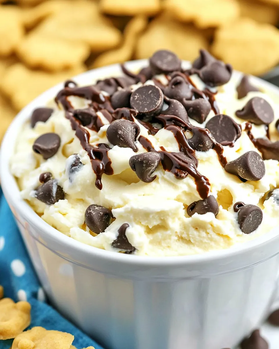 Homemade Chocolate Chip Cookie Dough Dip photo