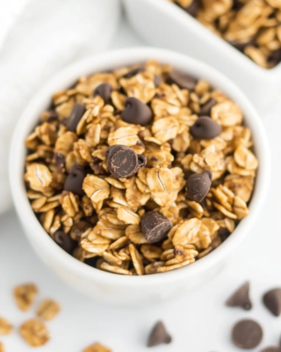 Delicious Chocolate Chip Granola shot