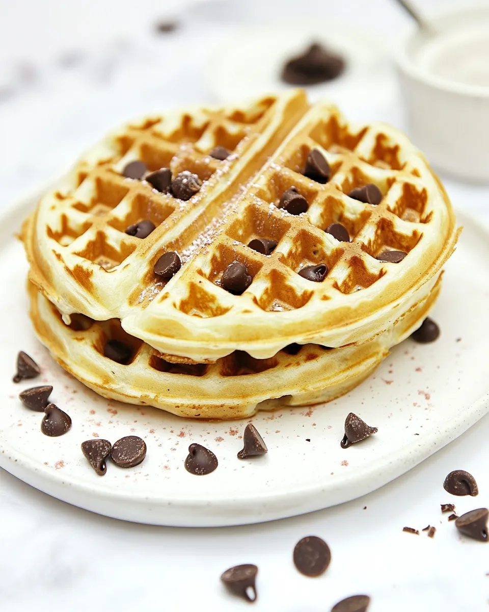 Easy Chocolate Chip Waffles Recipe picture