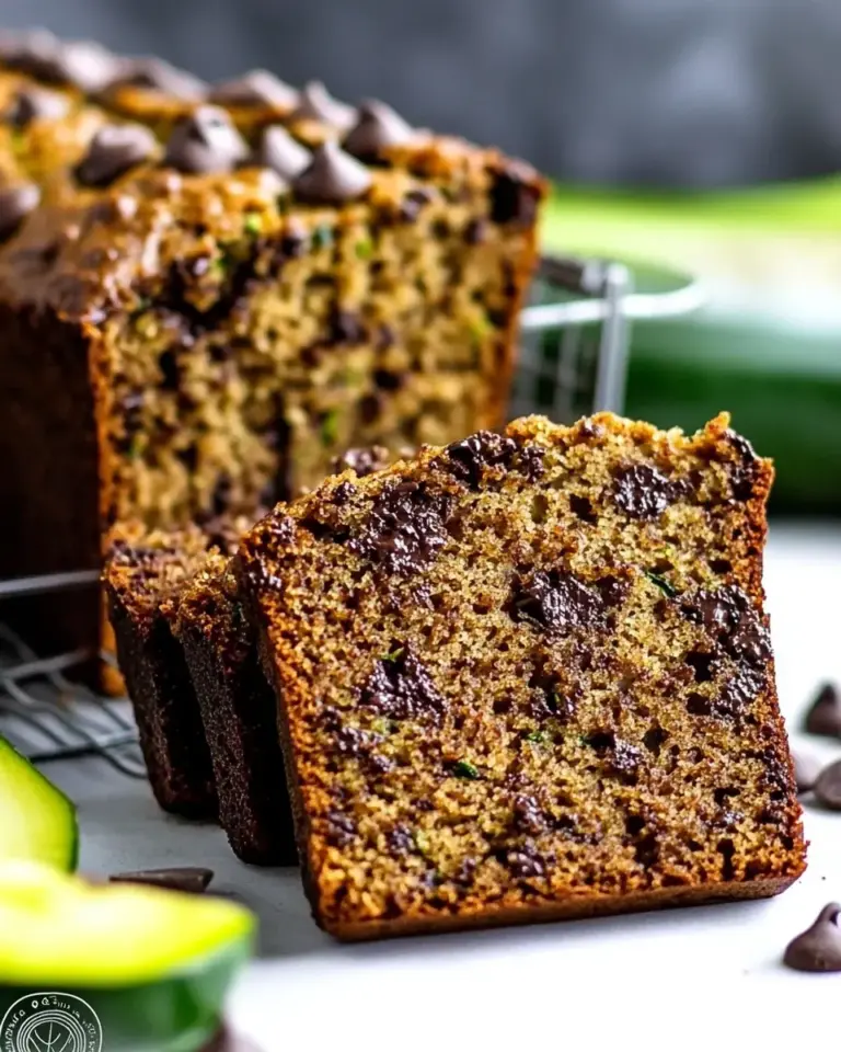 Homemade Chocolate Chip Zucchini Bread Recipe photo