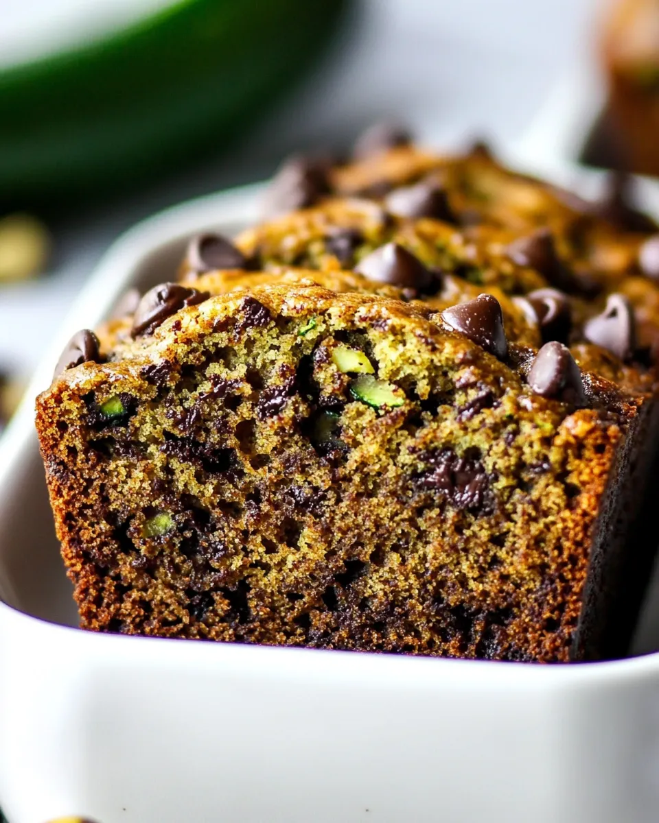 Classic Chocolate Chip Zucchini Bread Recipe image