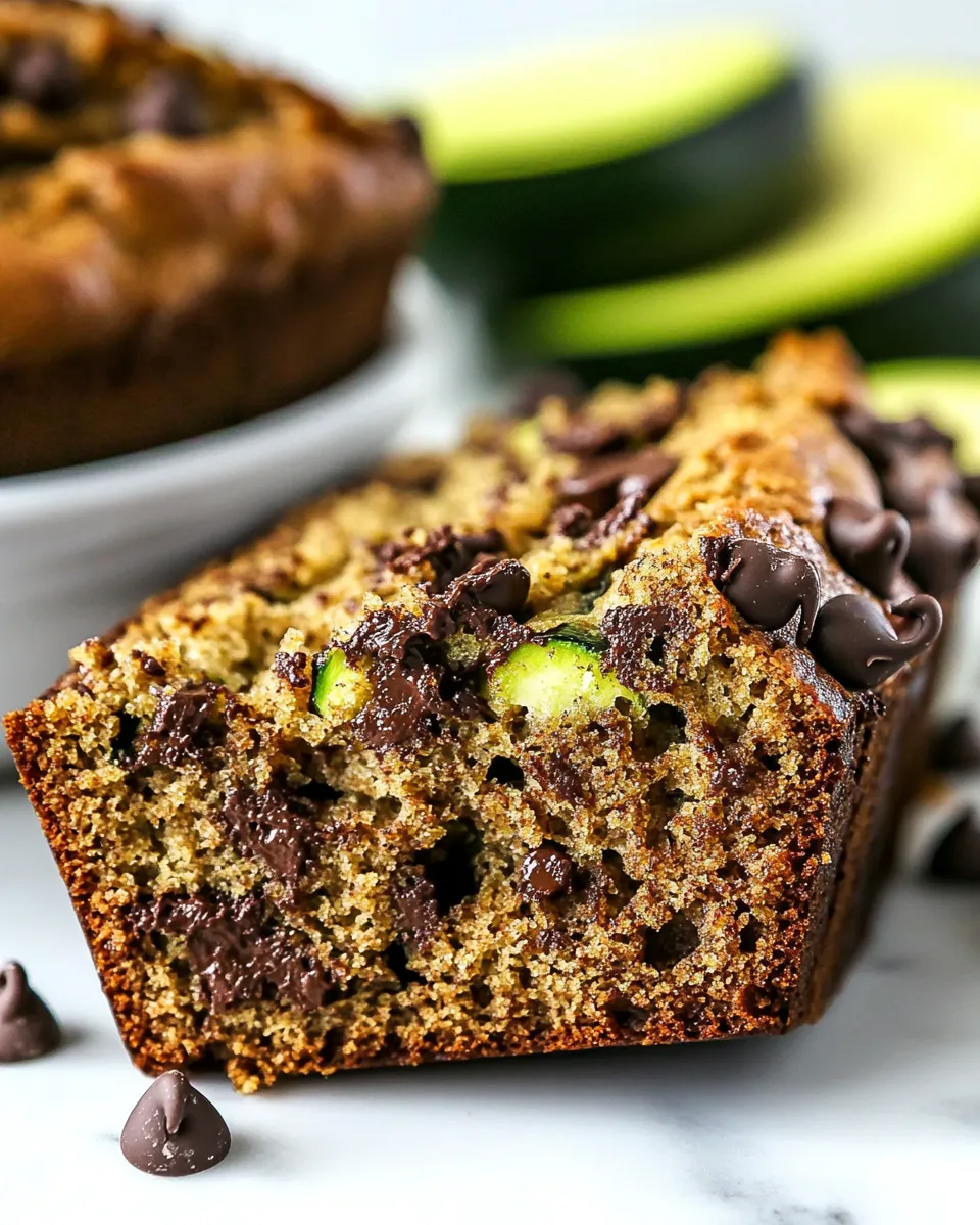 Delicious Chocolate Chip Zucchini Bread Recipe shot