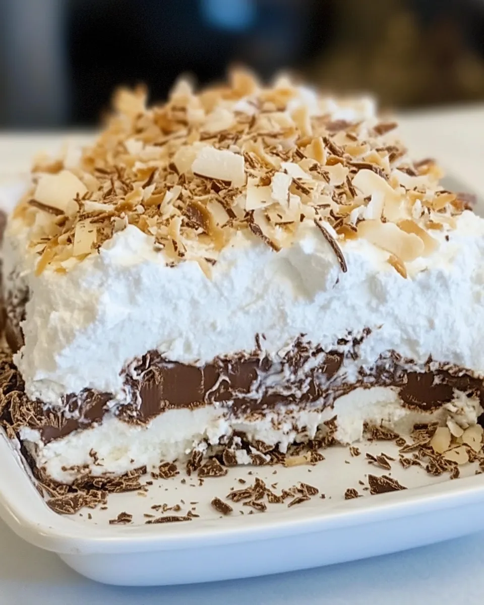 Homemade Chocolate Coconut Lush photo