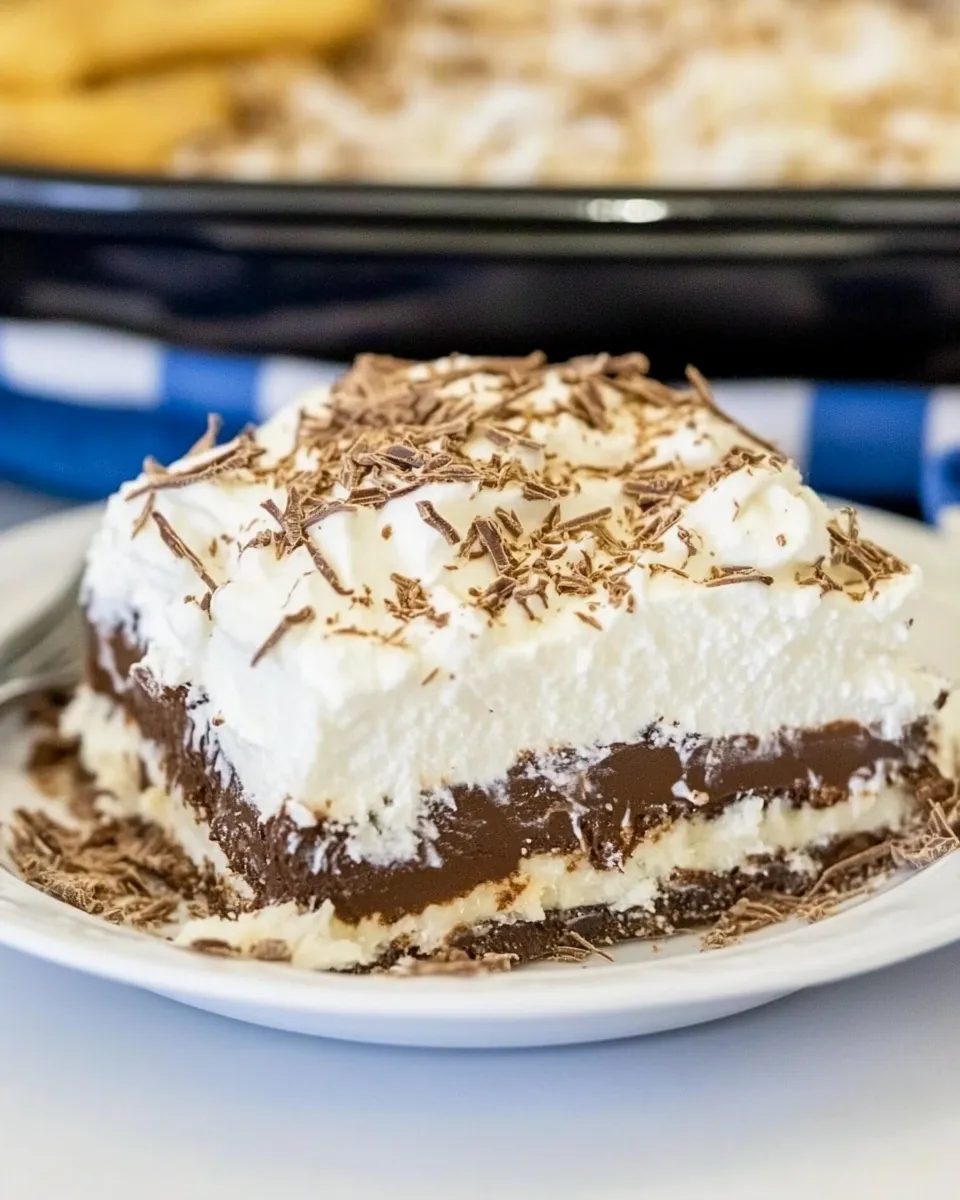 Easy Chocolate Coconut Lush recipe photo