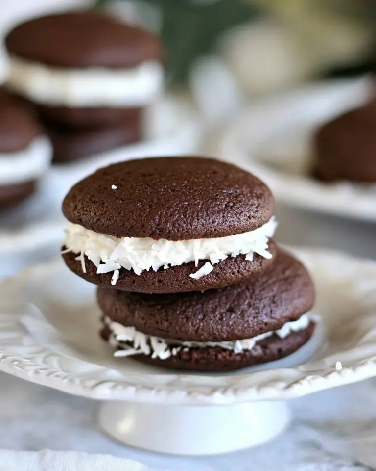 Homemade Chocolate Coconut Whoopie Pies photo