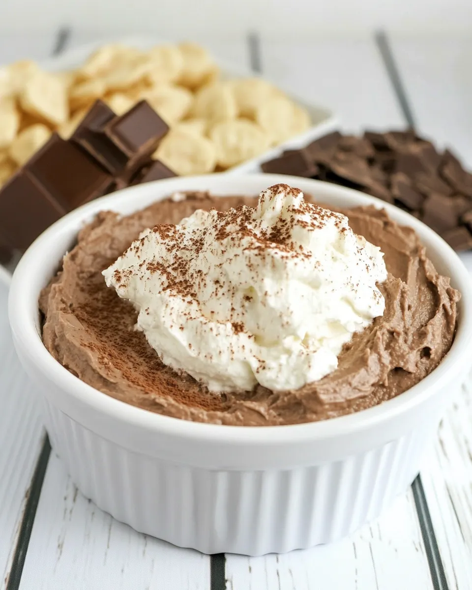 Homemade Chocolate Cream Pie Dip image