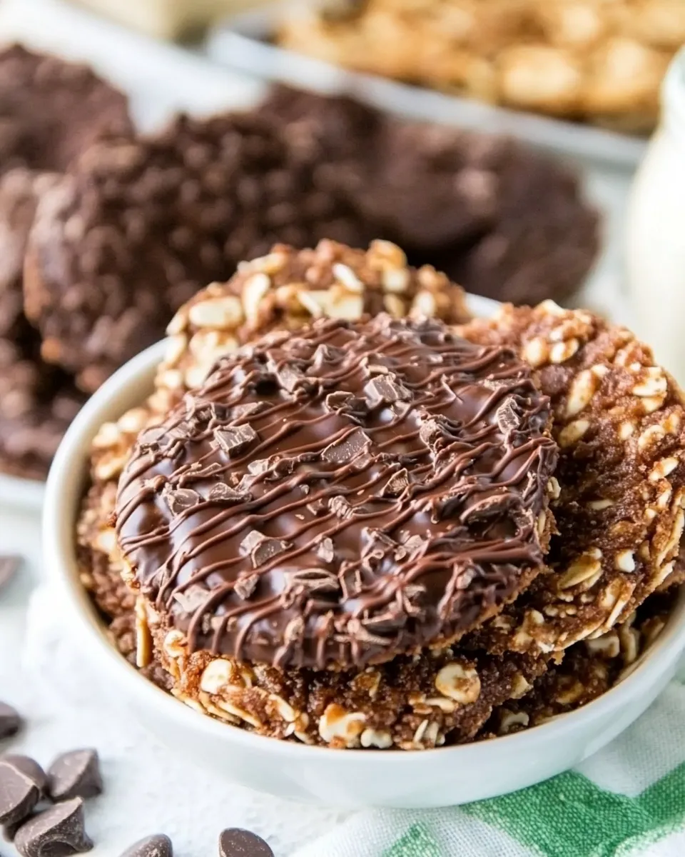Delicious Chocolate Florentine Cookies image