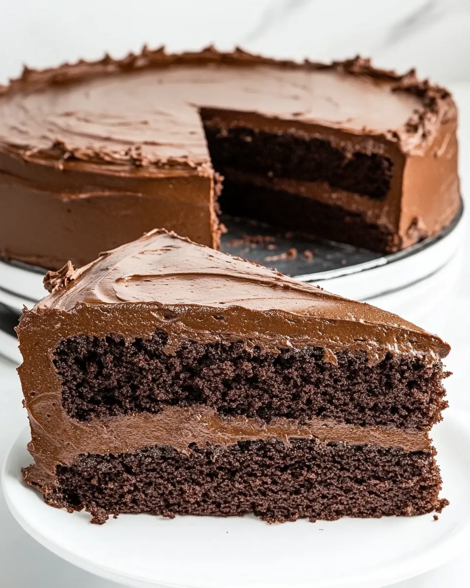 Classic Chocolate Fudge Cake image