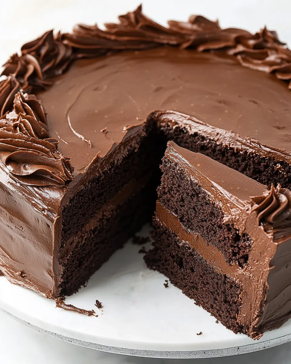 Easy Chocolate Fudge Cake picture