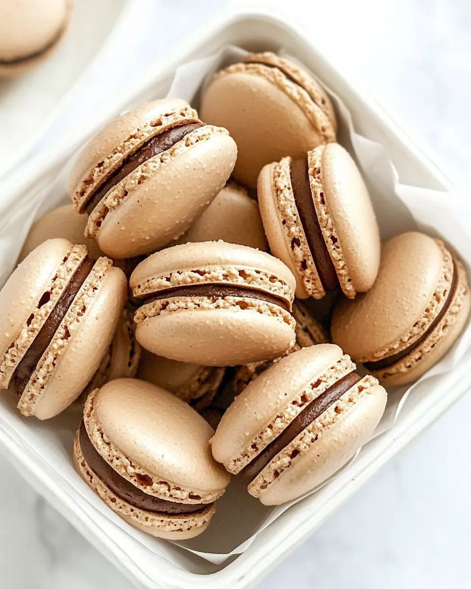Homemade Chocolate Macarons photo