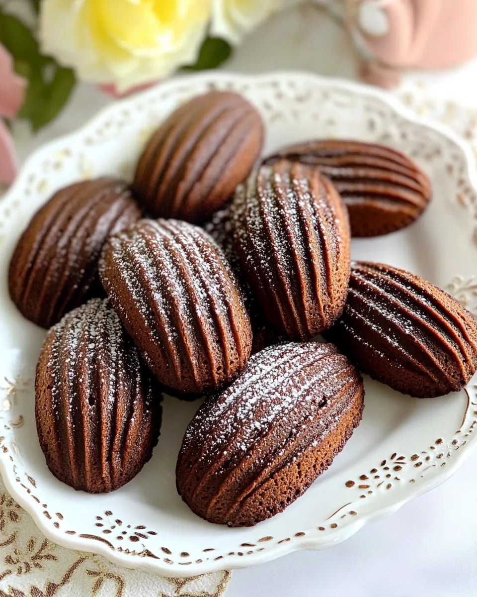 Homemade Chocolate Madeleines photo