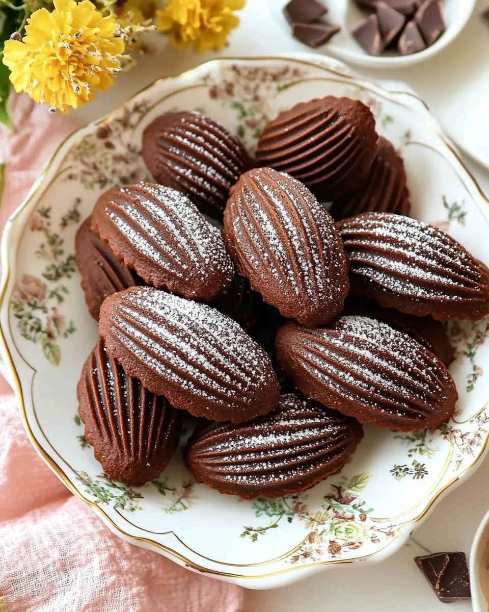 Easy Chocolate Madeleines picture