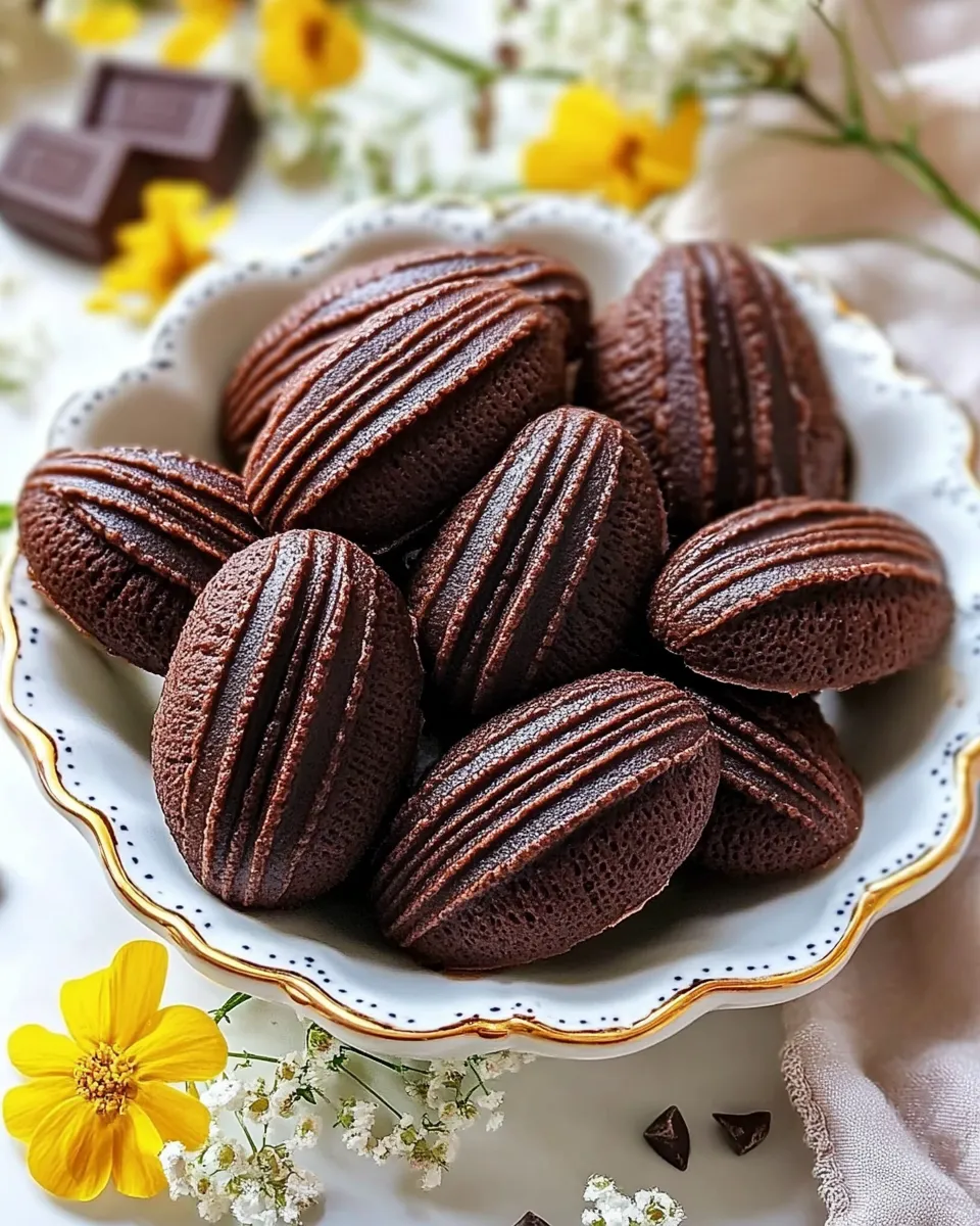 Delicious Chocolate Madeleines shot