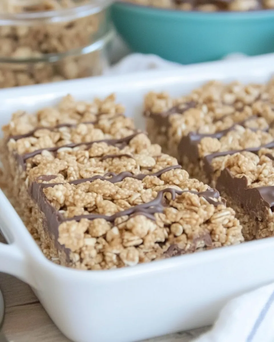 Homemade Chocolate Nutter Butter Crispy Treats photo