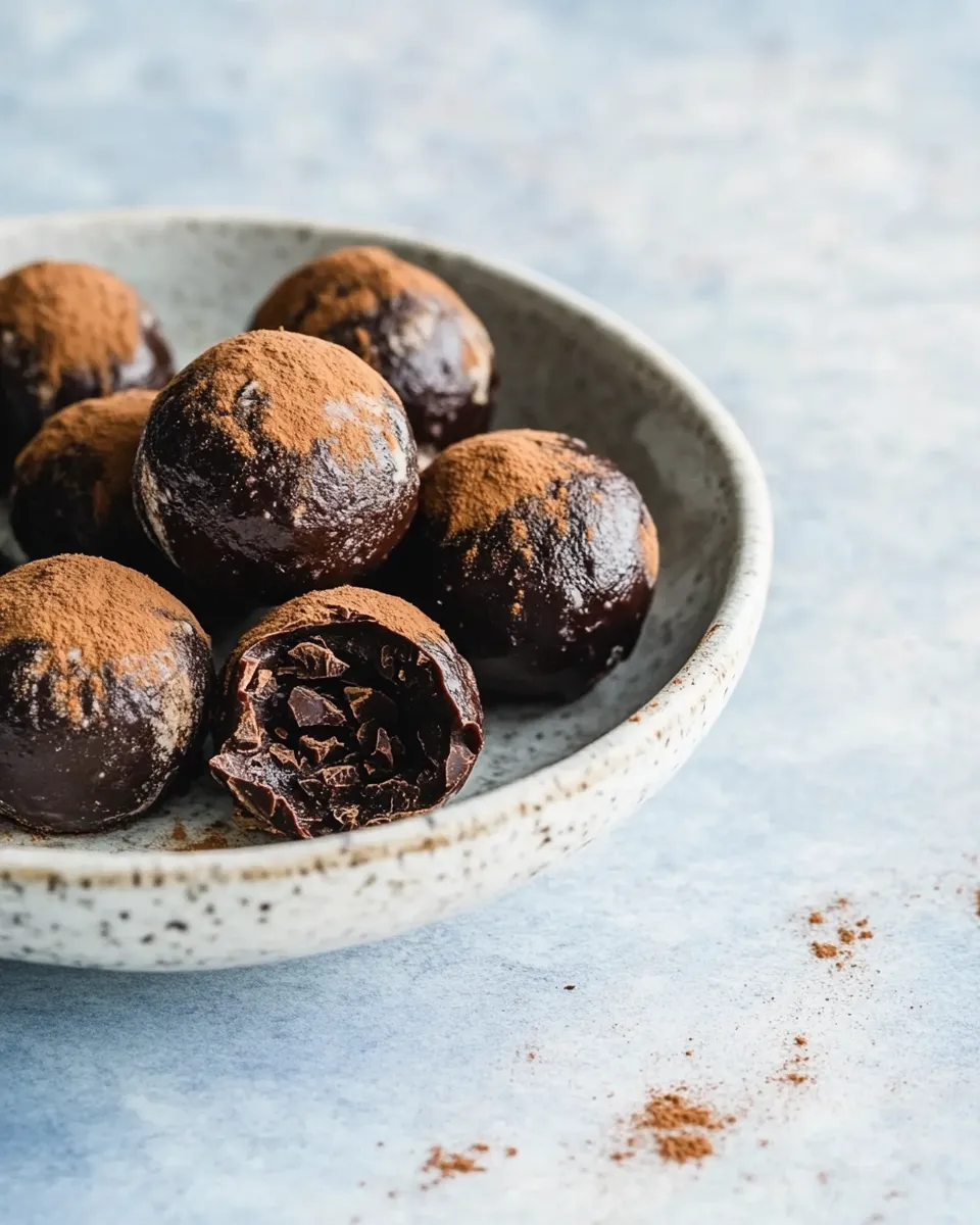 Homemade Chocolate Peanut Butter Bites photo