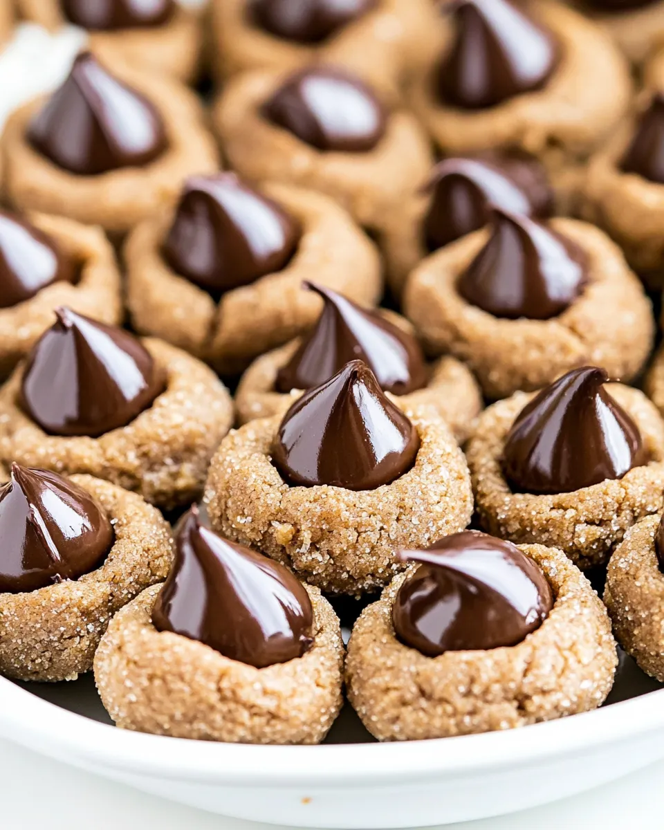 Easy Chocolate Peanut Butter Blossoms recipe photo