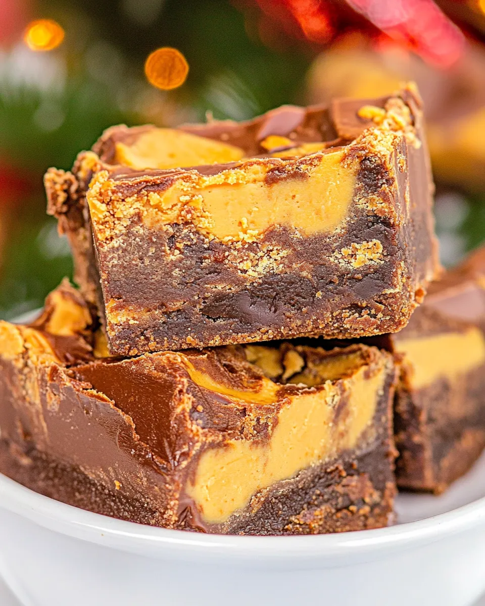 Classic Chocolate Peanut Butter Fudge image