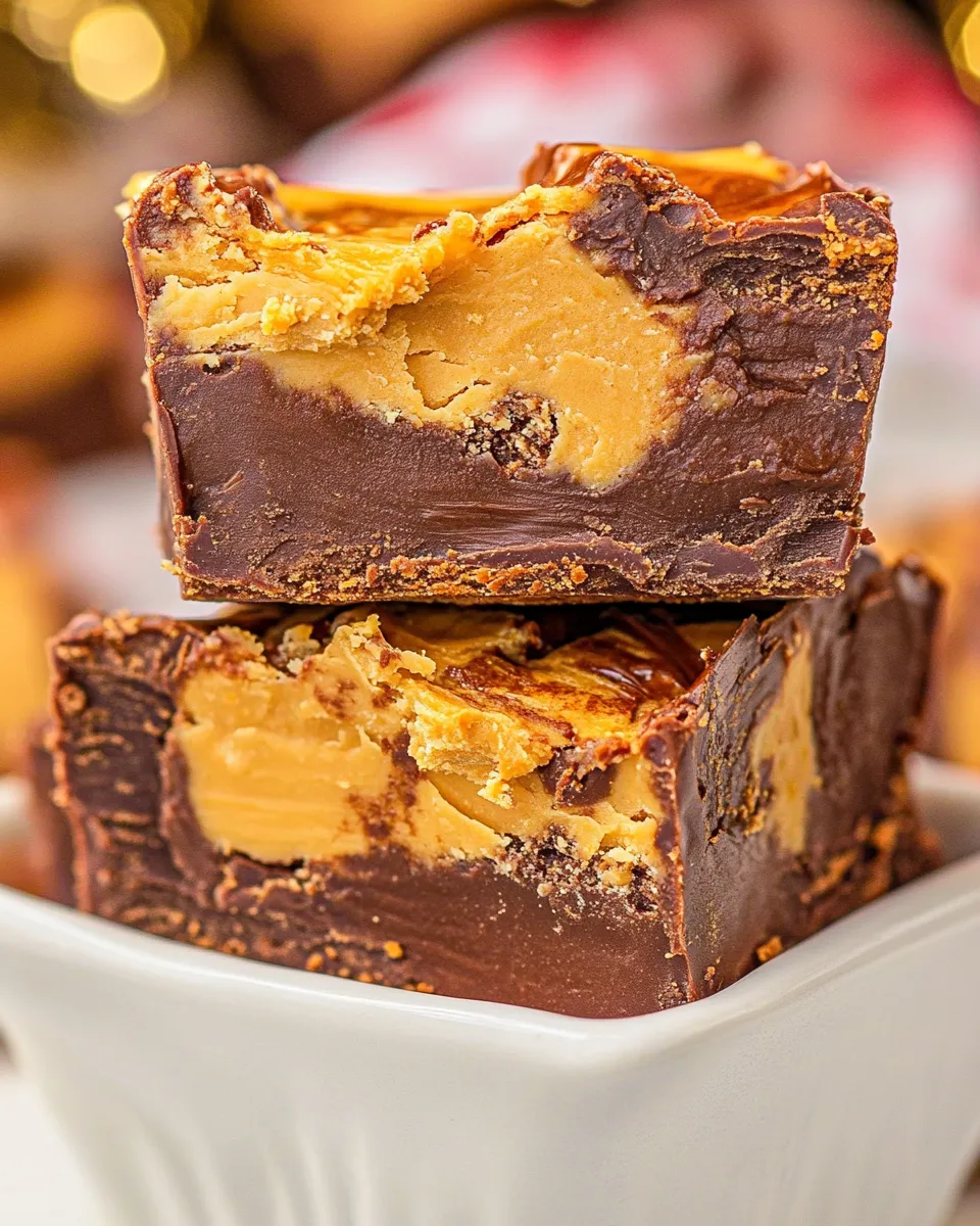 Easy Chocolate Peanut Butter Fudge picture