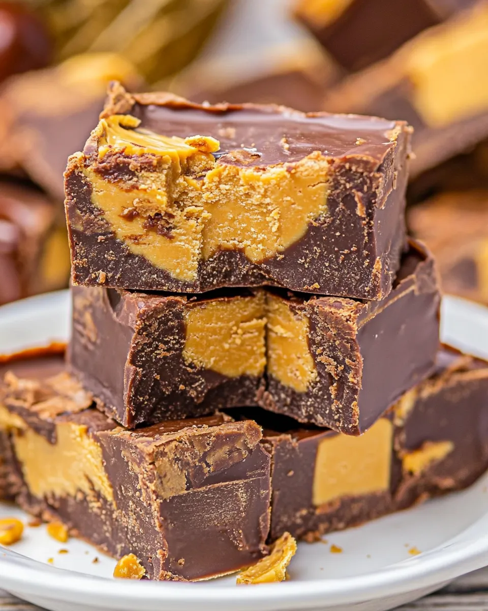 Delicious Chocolate Peanut Butter Fudge shot