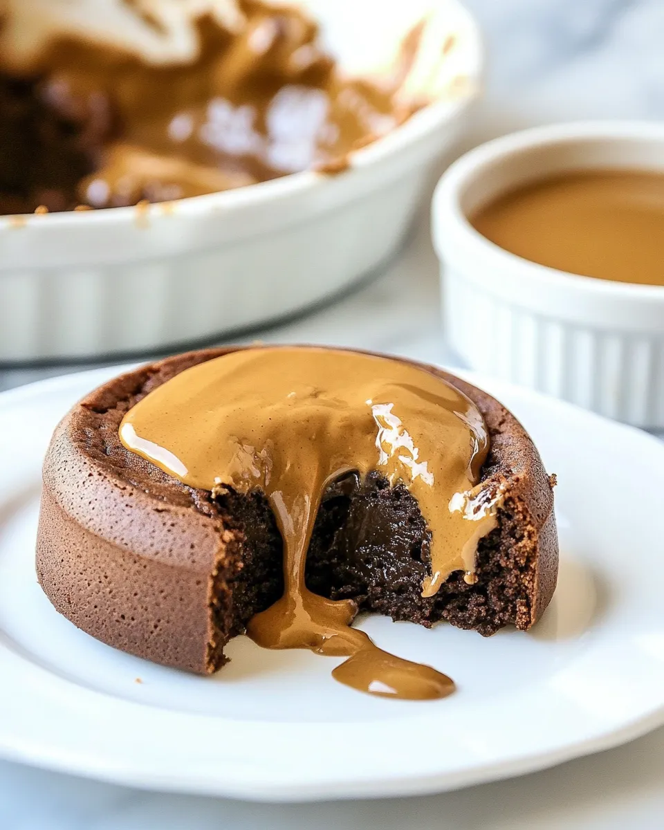 Classic Chocolate Peanut Butter Souffle image