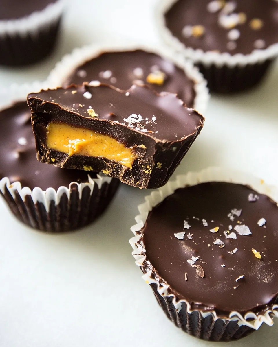Classic Chocolate Peanut Butter and Jelly Cups image