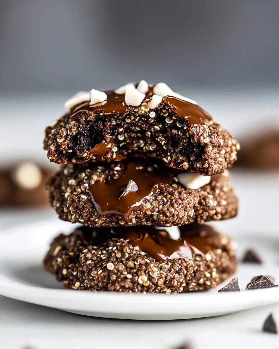Homemade Chocolate Quinoa Cookies photo