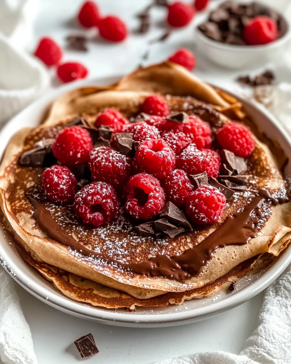 Easy Chocolate Raspberry Crepes picture