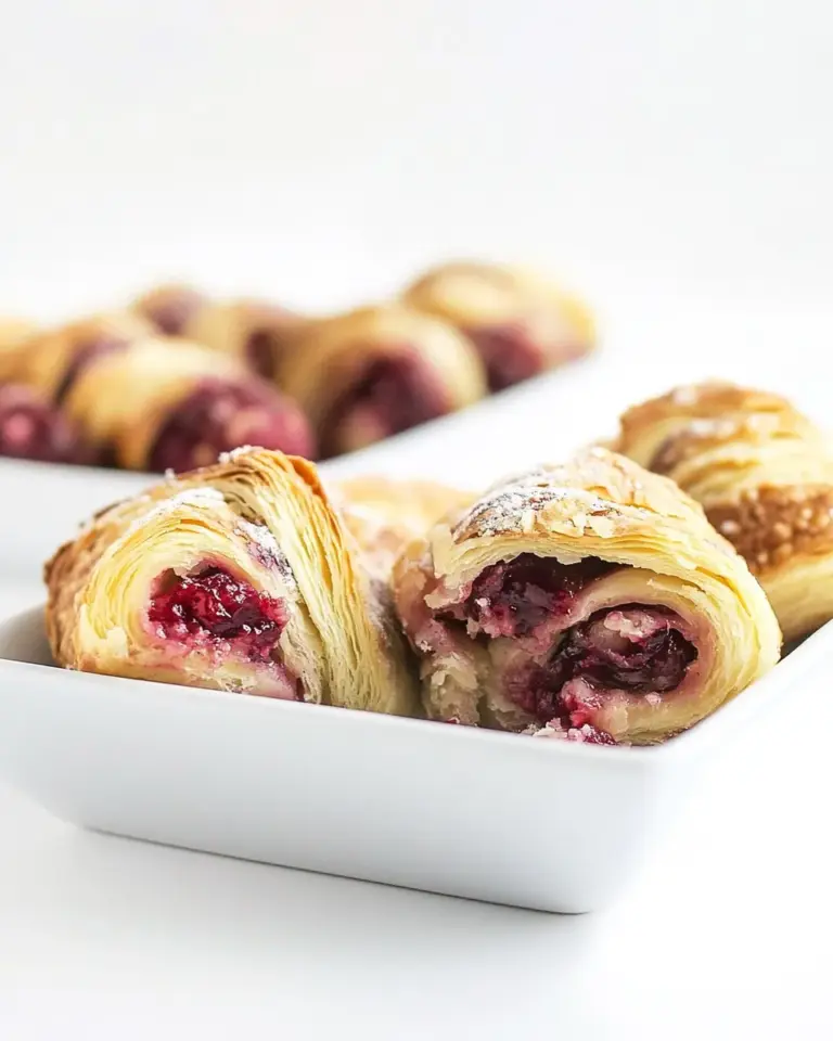 Homemade Chocolate Raspberry Rugelach photo