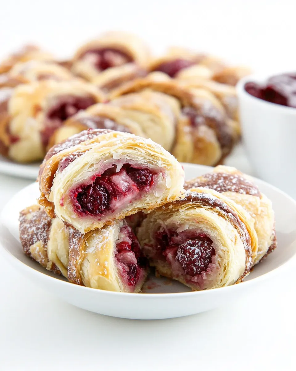 Classic Chocolate Raspberry Rugelach image