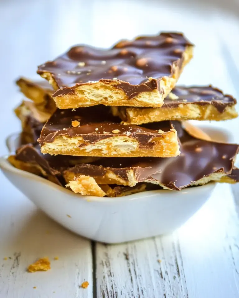 Homemade Chocolate Saltine Toffee photo