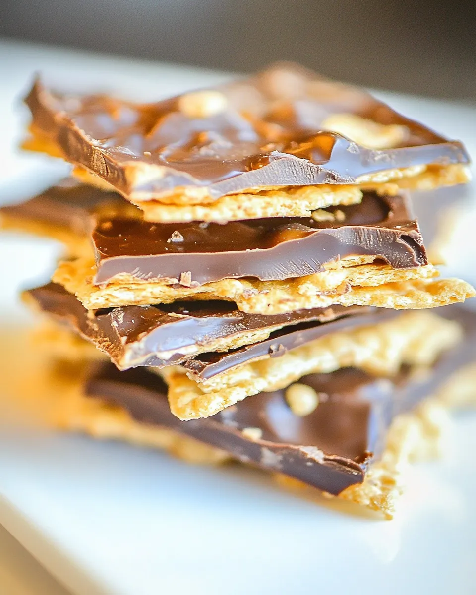 Classic Chocolate Saltine Toffee image