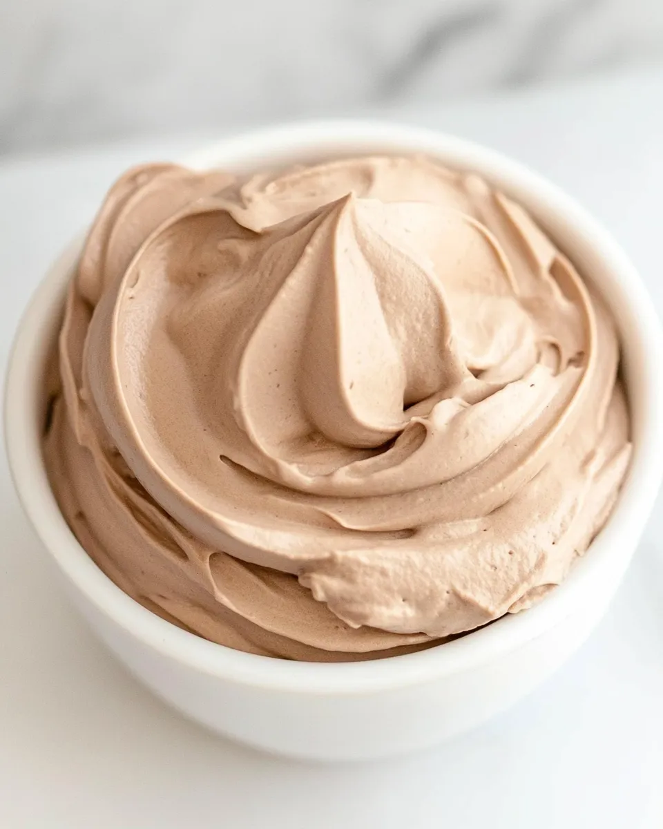 Easy Chocolate Whipped Cream recipe photo