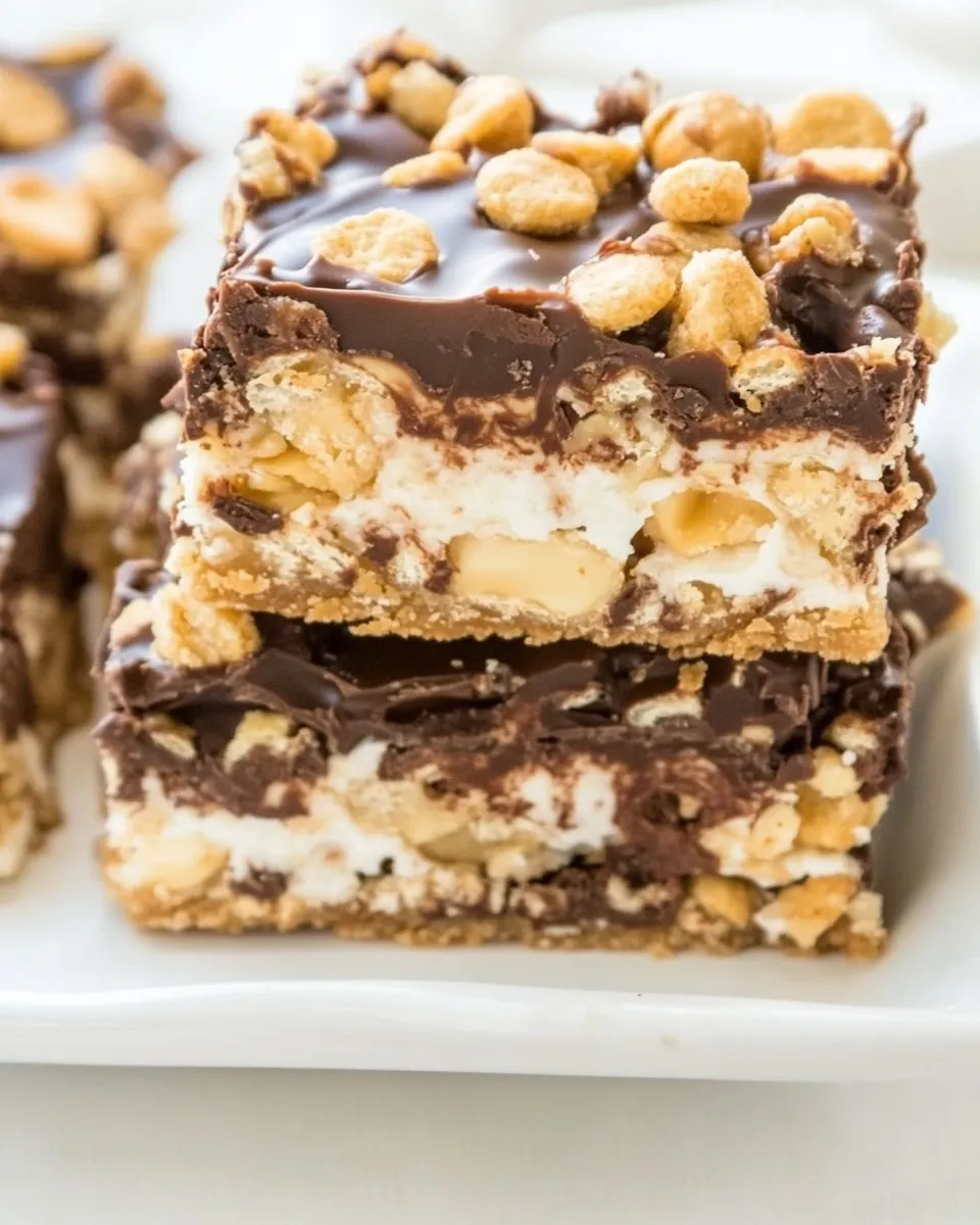 Classic Chocolate and Peanut Graham Bars image