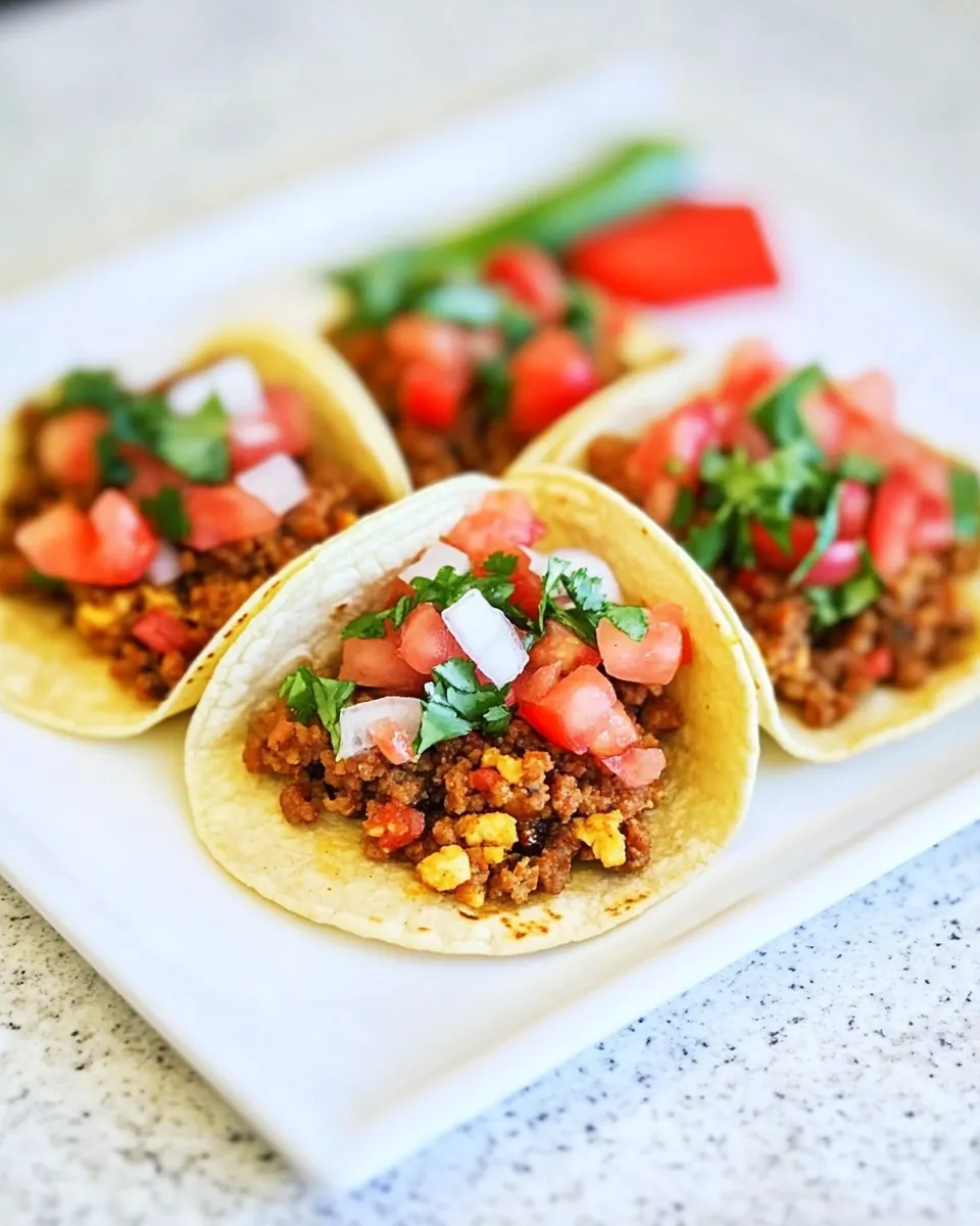 Classic Chorizo Breakfast Tacos image