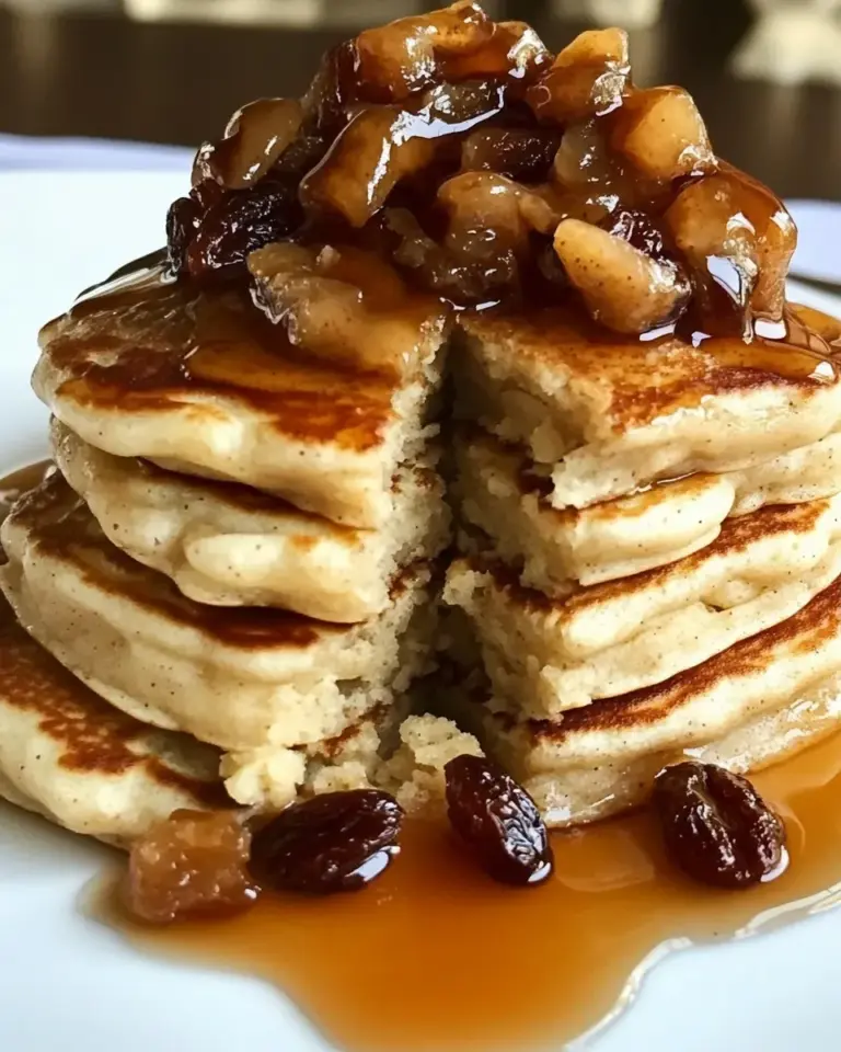 Homemade Cinnamon Raisin Pancakes photo