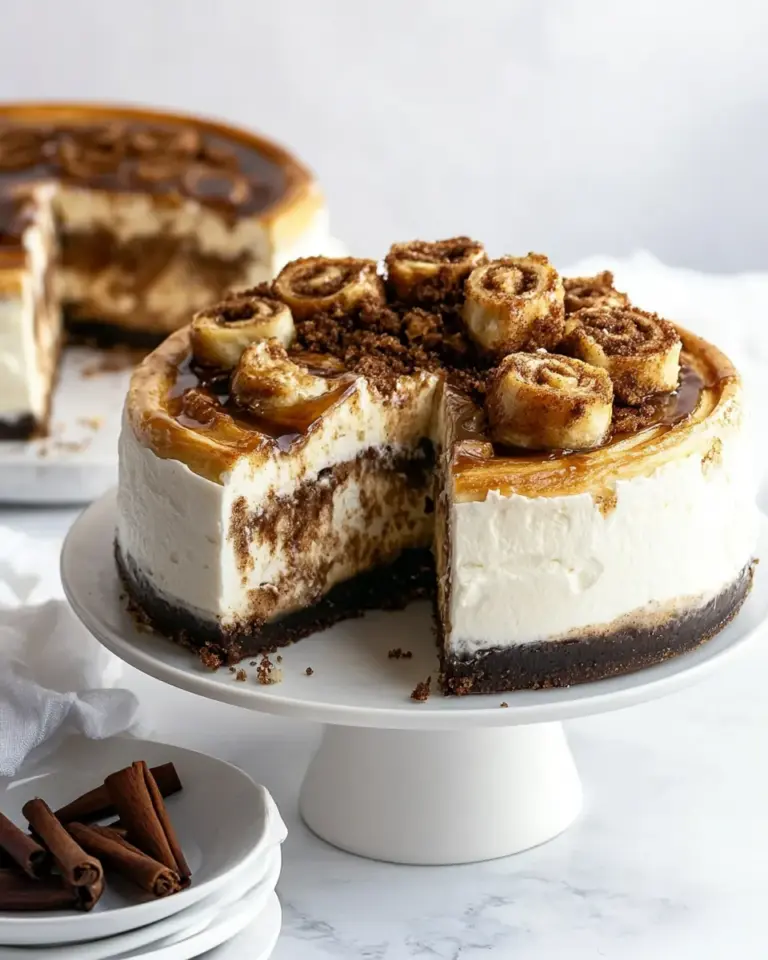 Homemade Cinnamon Roll Cheesecake photo