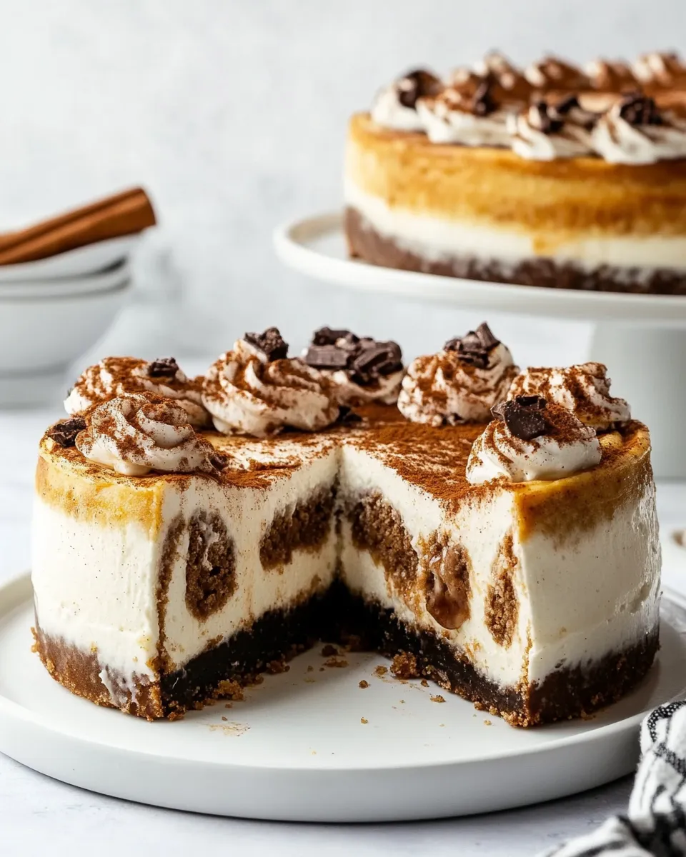 Classic Cinnamon Roll Cheesecake image