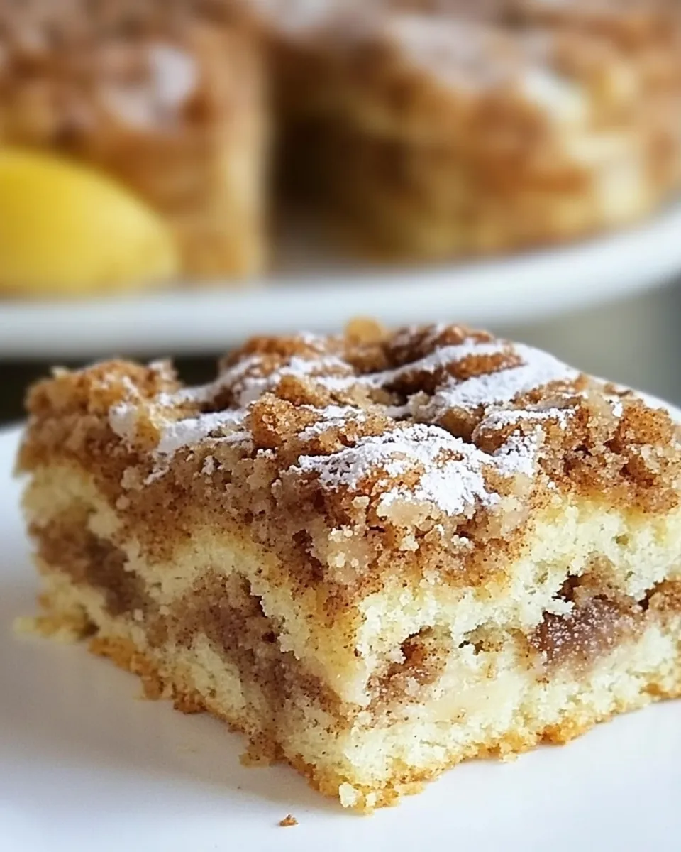 Easy Cinnamon Streusel Coffee Cake Recipe picture