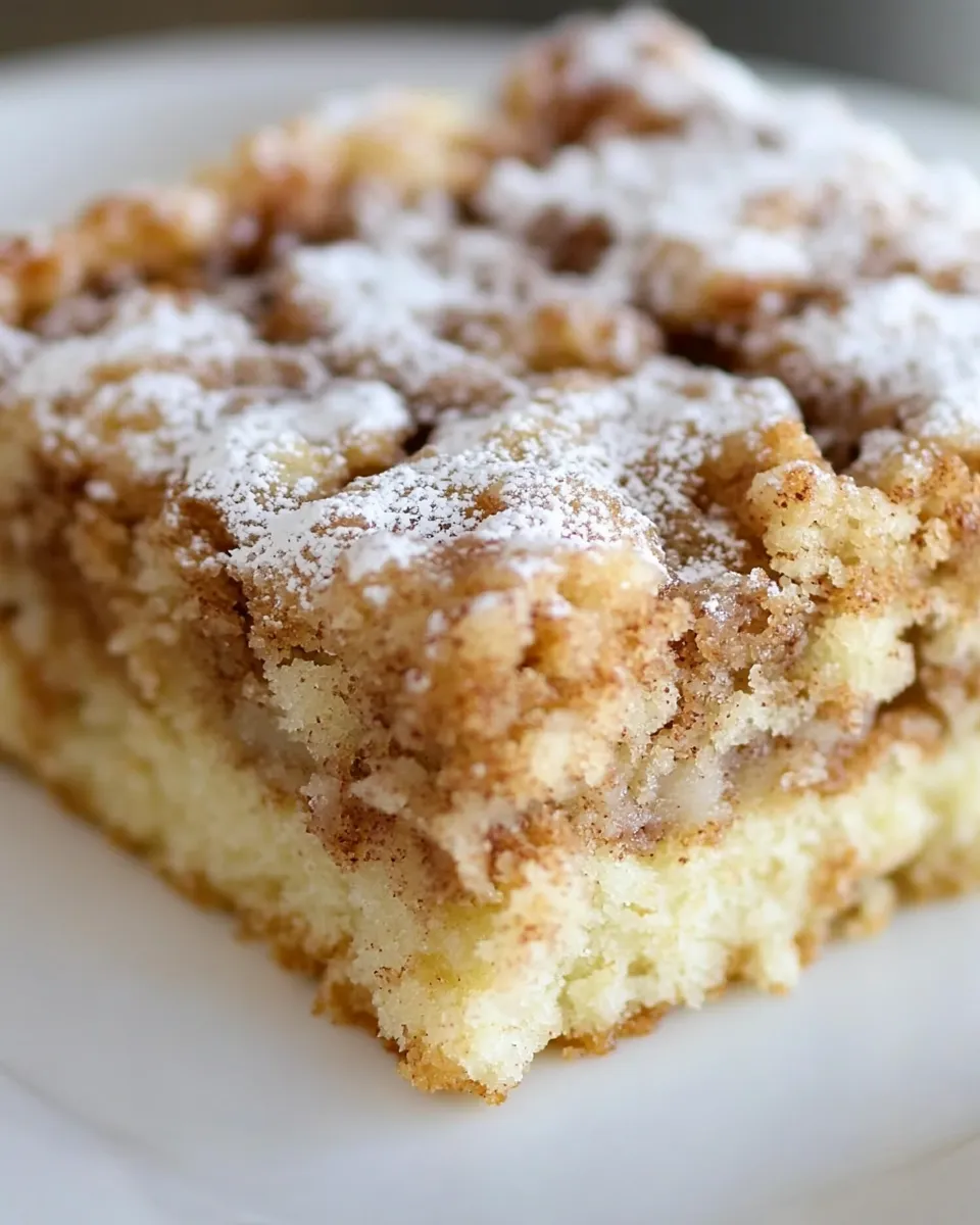 Delicious Cinnamon Streusel Coffee Cake Recipe shot