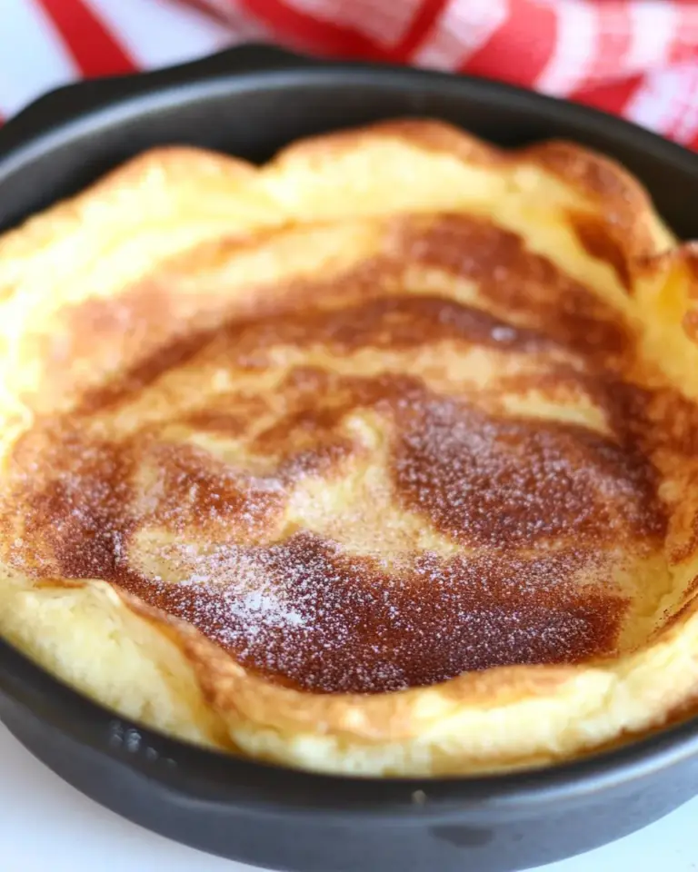 Homemade Cinnamon Sugar Dutch Baby photo