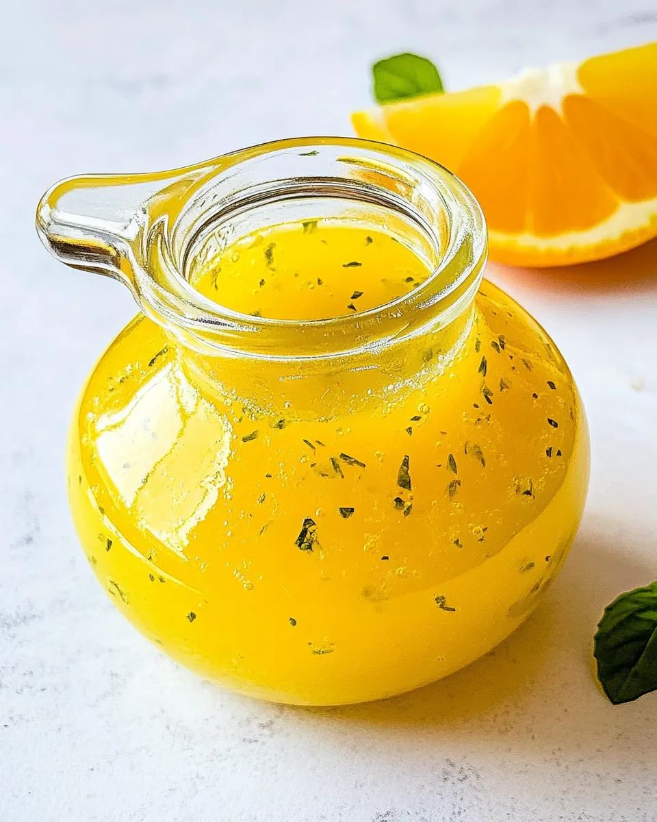 Homemade Citrus Salad Dressing photo