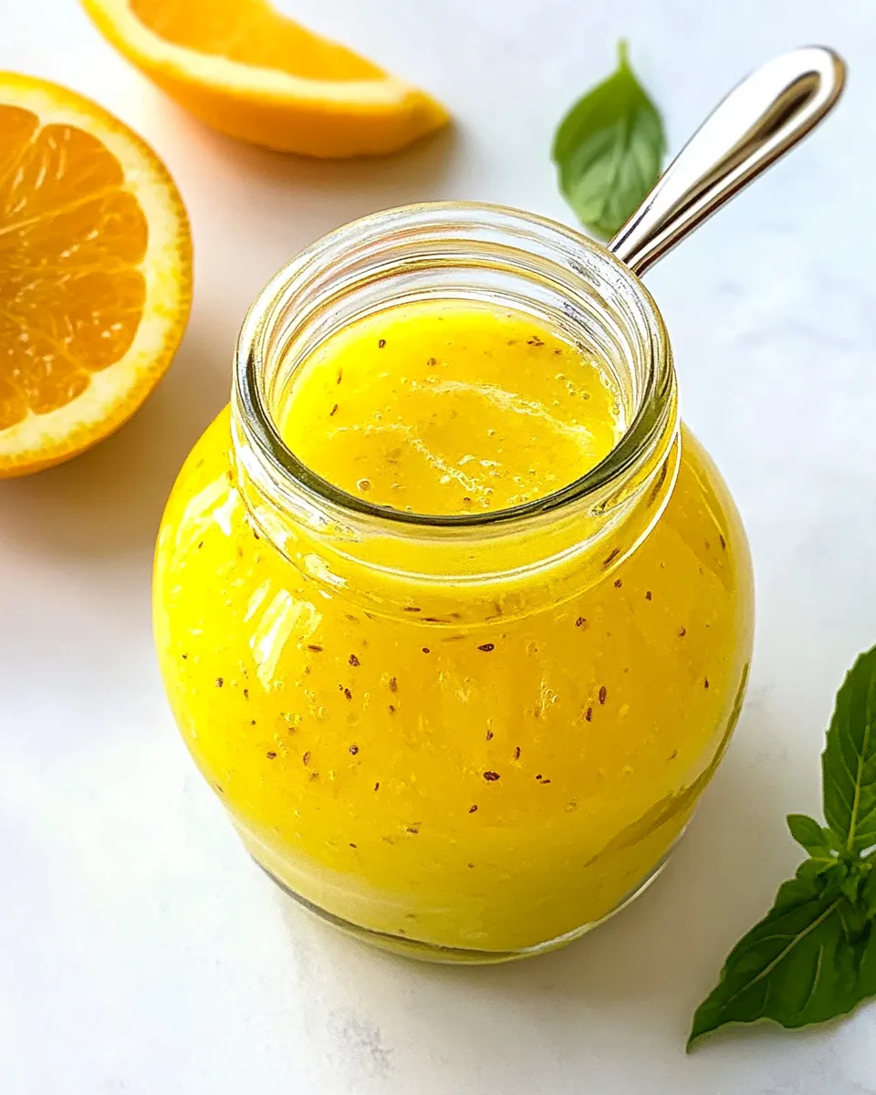 Delicious Citrus Salad Dressing shot